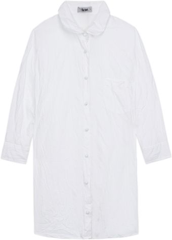 Acne Joy Pop Crinkle Cotton Shirt - Lyst