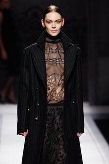 Alberta Ferretti Fall 2012 Lace Embroidered Blouse  - Lyst