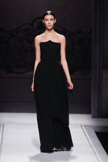 Alberta Ferretti Fall 2012 Sleeveless Plisse Detail Gown  - Lyst