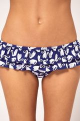 Asos Asos Skirted Hipster Bikini Pant in Bird Print