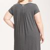 Dkny 7 Easy Pieces Pintuck Sleep Shirt in Gray (charcoal heather) - Lyst