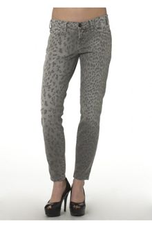 Current/Elliott Current/elliott Stiletto Skinny Jean - Grey Leopard - Lyst