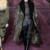 Gucci Fall 2012 Asymmetrical Floral Print Jacket In Navy Blue With Button Closure  in Blue - Lyst