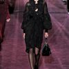 Gucci Fall 2012 Black Formal Dress with PreRaphaelite Sleeves and Ruffled Bodice in Black - Lyst