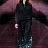 Gucci Fall 2012 Printed Hem Pleated Maxi Skirt in Black - Lyst