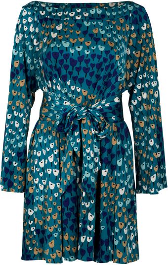 Issa Belted Short Dress - Lyst