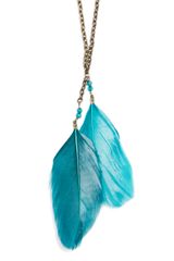 Mango Touch - Feather Necklace