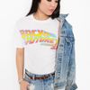 Nasty Gal Back To The Future Tee in White - Lyst