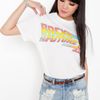 Nasty Gal Back To The Future Tee in White - Lyst