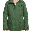 Peuterey Fur Hood Techical Cotton Down Jacket in Green for Men - Lyst