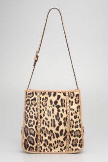 Valentino Cavallino Rockstud Small Hobo - Lyst