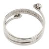 Alexander Mcqueen Spiral Twin and Pearl Bracelet in Silver (s) - Lyst