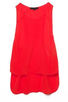 Alexander Wang Cropped Racerback Tank - Lyst