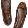 Burberry Prorsum Woven Leather and Raffia Ballet Flats in Multicolor (brown) - Lyst