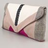 Foley + Corinna Oversized Patchwork Clutch in Pink (fuchsia) - Lyst