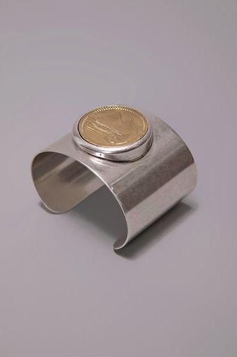 Low Luv X Erin Wasson Coined Cuff - Lyst