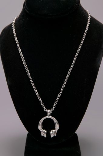 Low Luv X Erin Wasson Horse Hoof Necklace - White Gold - Lyst