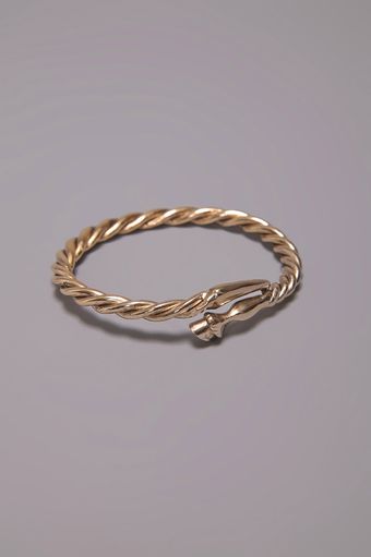  Horse Hoof & Tail Bracelet - Yellow Gold 