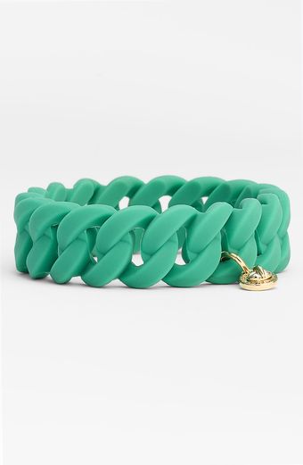 Marc By Marc Jacobs Rubber Turnlock Stretch Bracelet - Lyst
