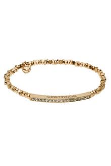 Michael by Michael Kors Michael Kors Spring Sparkle Pavé Bar Bead Bracelet - Lyst