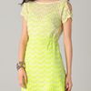 Nanette Lepore Homecoming Lace Dress in Yellow - Lyst
