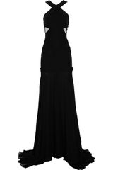 Prabal Gurung Tulle and Silk-crepe Gown