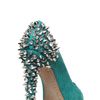 Sam Edelman 110mm Leather Snake Print Spikes Pumps in Blue (petrol) - Lyst
