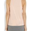 Victoria Beckham TwoTone CottonJersey Tank in Gray - Lyst
