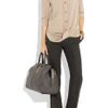 Yves Saint Laurent Large Cabas Chyc Leather Tote in Gray - Lyst