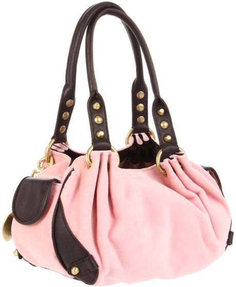 pink fluffy shoulder bag