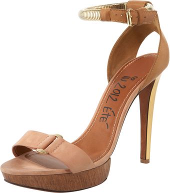 Belted Ankle-wrap Sandal 