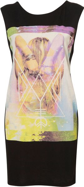 Topshop Photographic Tunic - Lyst