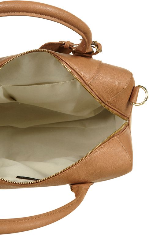Topshop Bowling Bag in Brown tan Topshop Bowling Bag in Brown tan