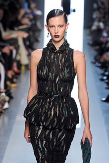 Bottega Veneta Fall 2012 Python Print Intrecciato Weave Leather Clutch In Green - Lyst