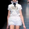 Dolce & Gabbana Fall 2012 Ruffle Detail Bloomers  in White - Lyst