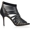 Jimmy Choo Mandy Leather Cage Sandals in Black - Lyst