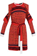 Vionnet Georgette Maiolica-print Dress