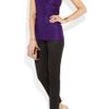 Yves Saint Laurent Silkorganza Halterneck Top in Purple (poppy) - Lyst