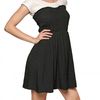Beayukmui Crepe and Jersey Faux Tube Dress in Black - Lyst