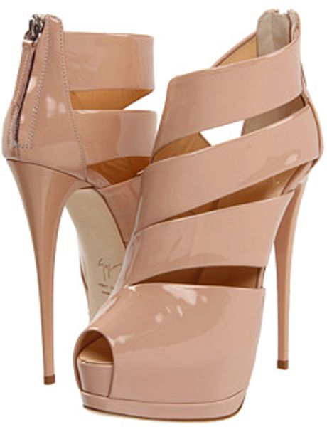 Giuseppe Zanotti Patent Leather Sandals  in Pink (b) - Lyst