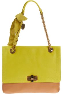 Lanvin Two-tone Happy Mm Shoulder Bag - Lyst