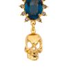 Mawi Sapphire And Crystal Skull Earrings in Blue (sapphire) - Lyst