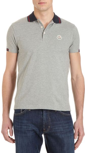 Moncler Slim Fit Polo - Lyst