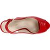 Nine West Nine West Womens Bigspender Slingback Sandal in Red (red patent synthetic) - Lyst