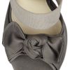 Stella Mccartney Valencia Faux Leather Sandals in Gray (anthracite) - Lyst