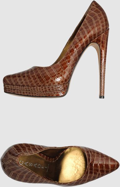 Casadei Platform Pumps in Purple - Lyst