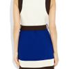 Milly Imara Colorblock Crepe Dress in Blue (chocolate) - Lyst