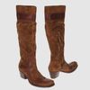 Miu Miu Highheeled Boots in Brown - Lyst