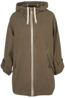 Topshop Oversized Lightweight Parka - Lyst