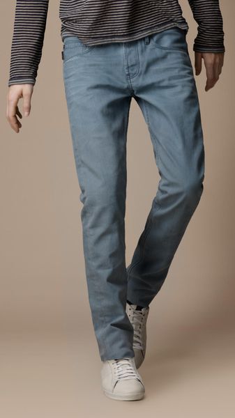 Burberry Brit Shoreditch Coloured Skinny Fit Jeans in Blue for Men (airforce blue) - Lyst